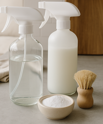 Homemade cleaning spray.